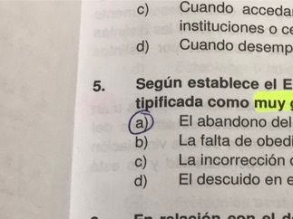 Uno de mis exámenes reales.